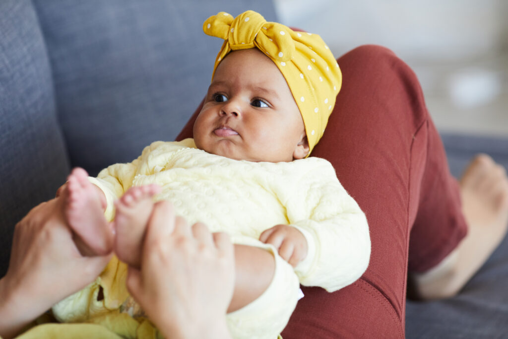 Our Curriculum parent with baby girl
